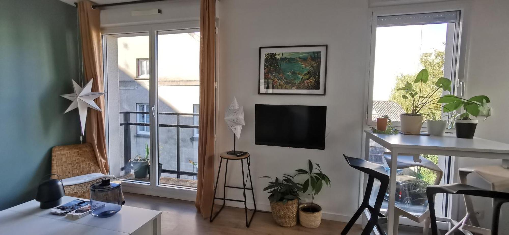 Appart T2 L'Ile De Nantes Avec Parking Prive Exteriér fotografie